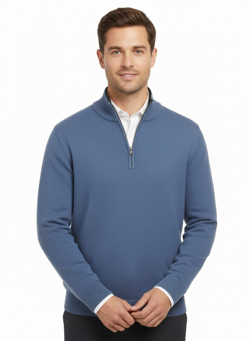 Michael Kors Merino wool Core 1/4 Zip Sweater