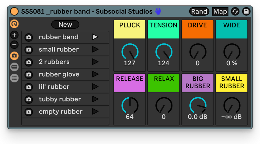 rubber band screenshot