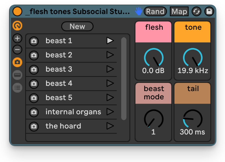 flesh tones screenshot