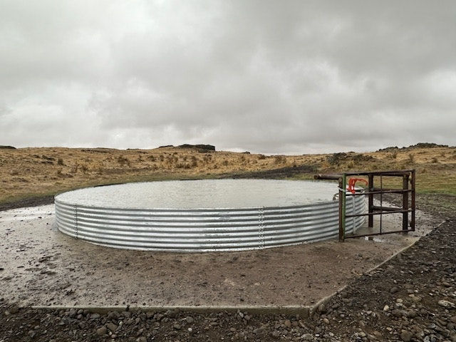 Livestock watering trough