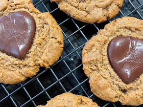 Vegan Peanut Butter Blossom Cookies