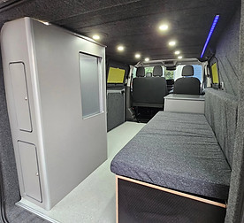Fold out bed campervan