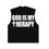 Thumbnail: GOD IS MY THERAPY BLACK/WHITE SLEEVELESS TEE