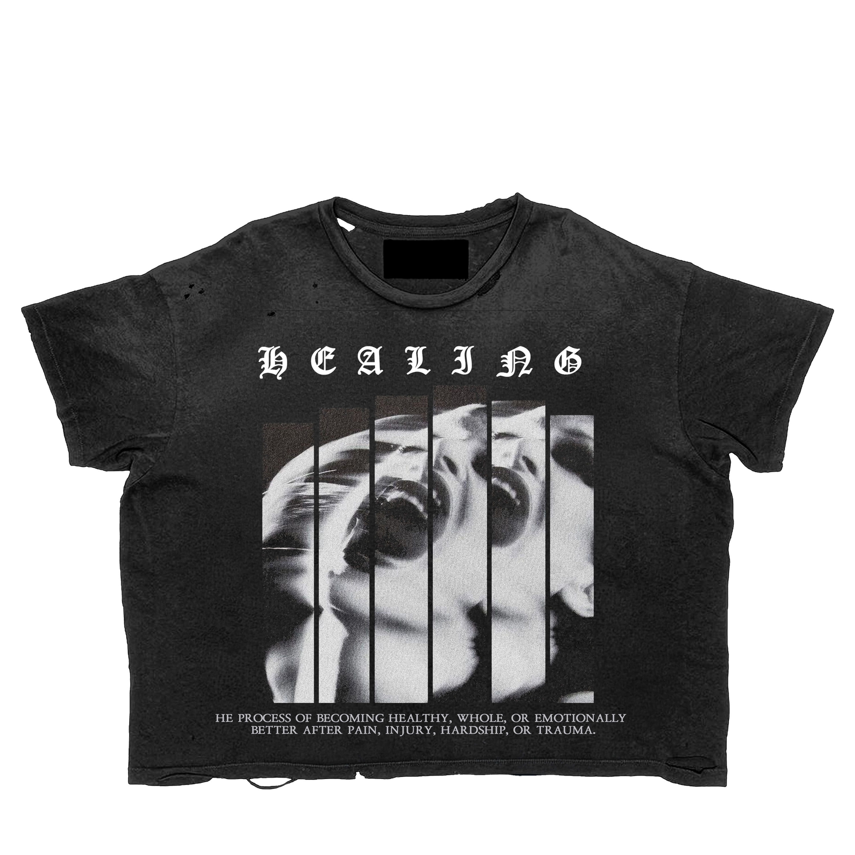 THE SCREAMING CURE BLACK TEE