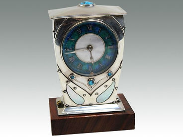 A Liberty & Co. ‘Cymric’ mantle clock sold in Suffolk auction by Lockdales