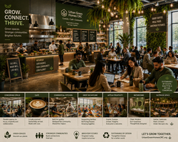 Open Desk/Cafe' Space