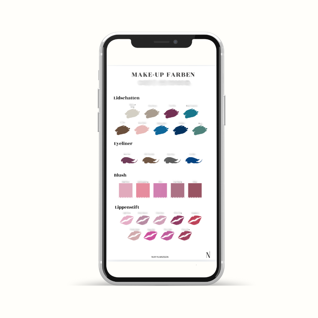 Digitaler Make-up Farbpass to go