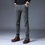 Thumbnail: SMART QUALITY Casual Pants Slim Cotton Pant Straight Trousers Fashion Stretch