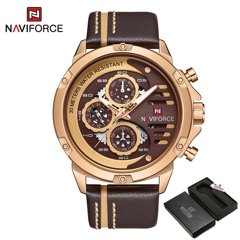 Thumbnail: SMART ORGINAL  Brand Luxury Waterproof 24 hour Date Quartz Watch Man Leather 