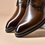 Thumbnail: ORIGINAL SMART Men Genuine Cow Leather Dress Shoes Lace Pointed Formal Business
