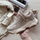 Thumbnail: SMART Sneakers Women Mesh Leather Platform Shoes Mixed Colors Lace-Up Lady 