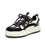 Thumbnail: SMART Sneakers Casual Women Synthetic Leather Suede Patchwork Lace Up Round Toe