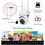 Thumbnail: SMART Surveillance IP Camera 4mm HD Lens Full Color WIFI Security CCTV Camera 
