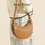 Thumbnail: SMART Handbags Women Genuine Cow Leather Vintage Round Design HalfMoon All-match