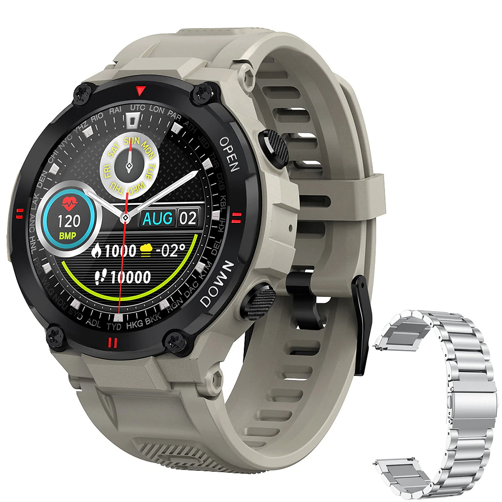 Thumbnail: SMART QUALITY Watch men Bluetooth Call Custom Watch Face Smartwatch 400mAh 