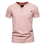 Thumbnail: SMART Quality Cotton T Shirt Men Solid Color Design V-neck T-shirt Casual 