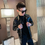 Thumbnail: Mirror Leather Shiny Leather Coat Social Coat Para Hombre Motorcycle Jacket 