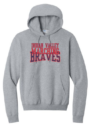 IV Band 'Marching Braves' Heather Hoodie - Adult & Youth