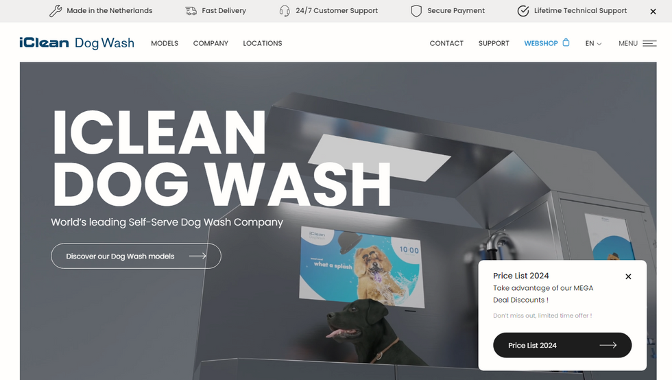 Dog Wash Website