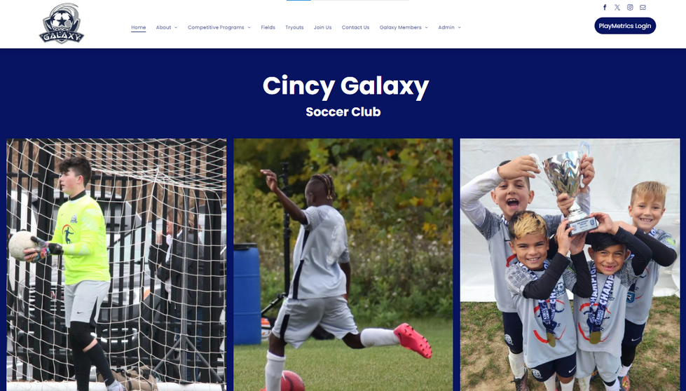 Soccer Academy Website