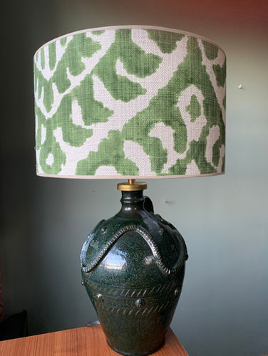 handgemaakte unieke lamp en lampenkap