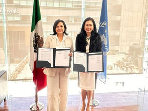 Signan Centro y PNUD alianza para fortalecer políticas públicas como Mujeres al Centro.