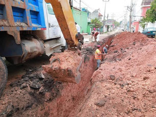 Avanzamos en mejorar la infraestructura sanitaria en vialidades de Atasta con obras integrales.