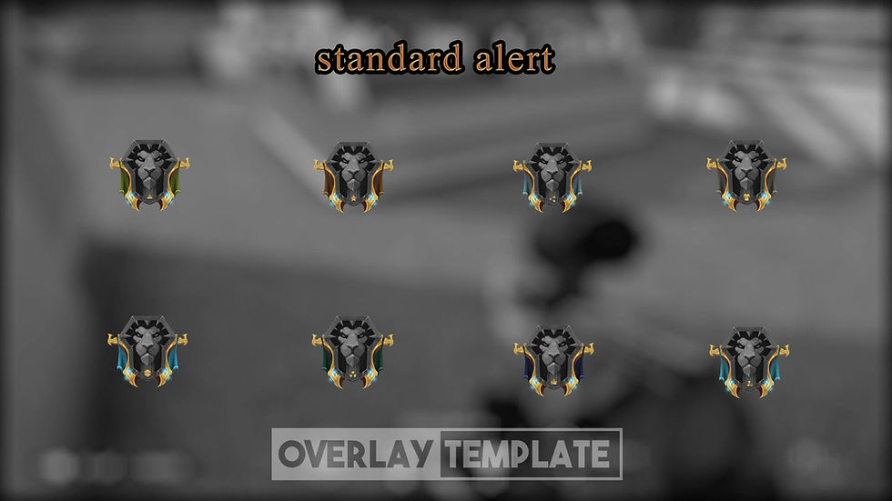 Thumbnail: Fresh Animated Alerts Lion Steel – Capture Attention with Every Pop-Up