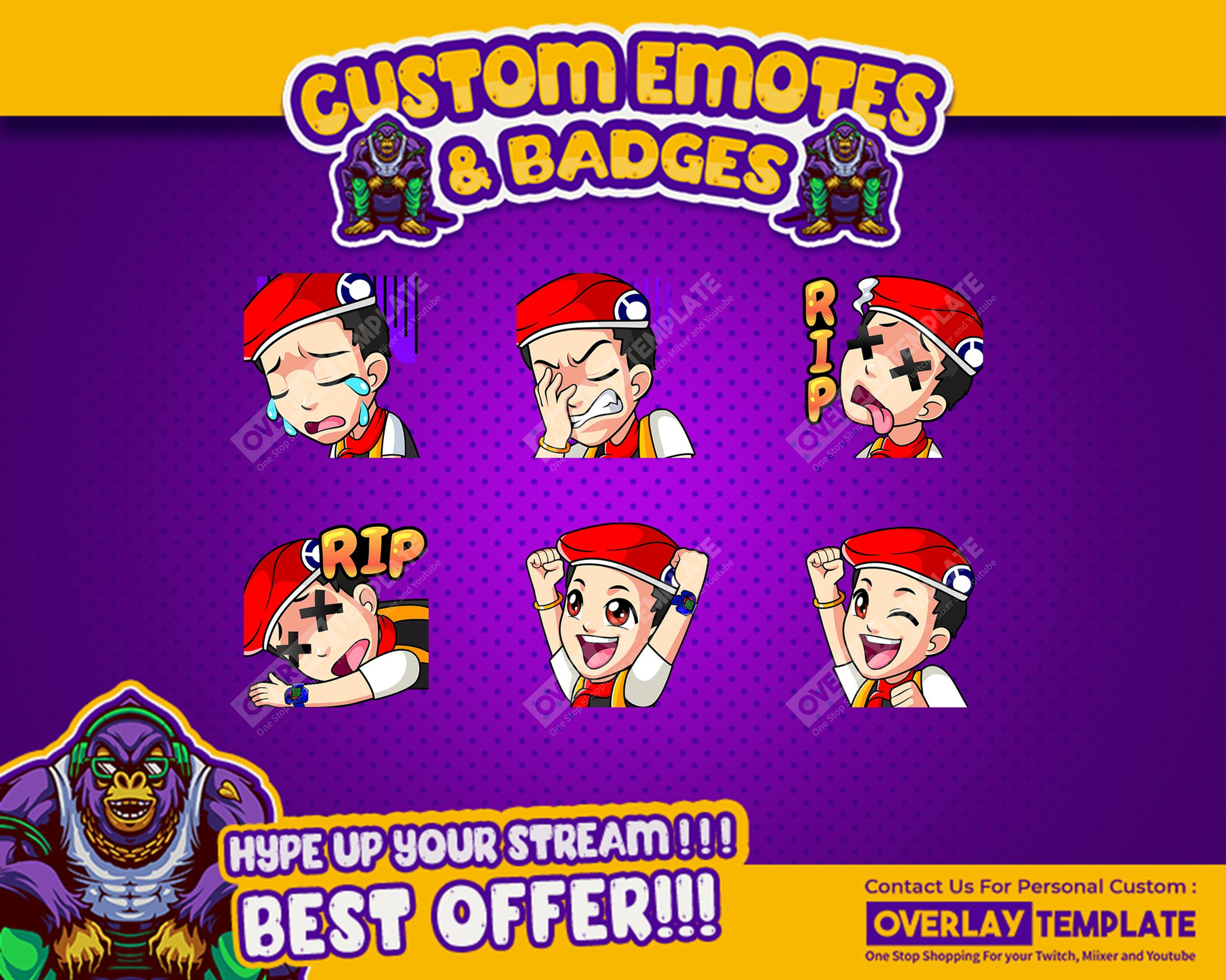 Lucas Kouki RIP Twitch Emote for Expressive Goodbye Moments