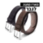 מארז מתנה - שתי חגורות טבעוניות לגבר