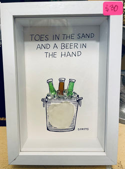 Toes in the sand