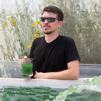 Tom Vered, owner of Grow Spirulina