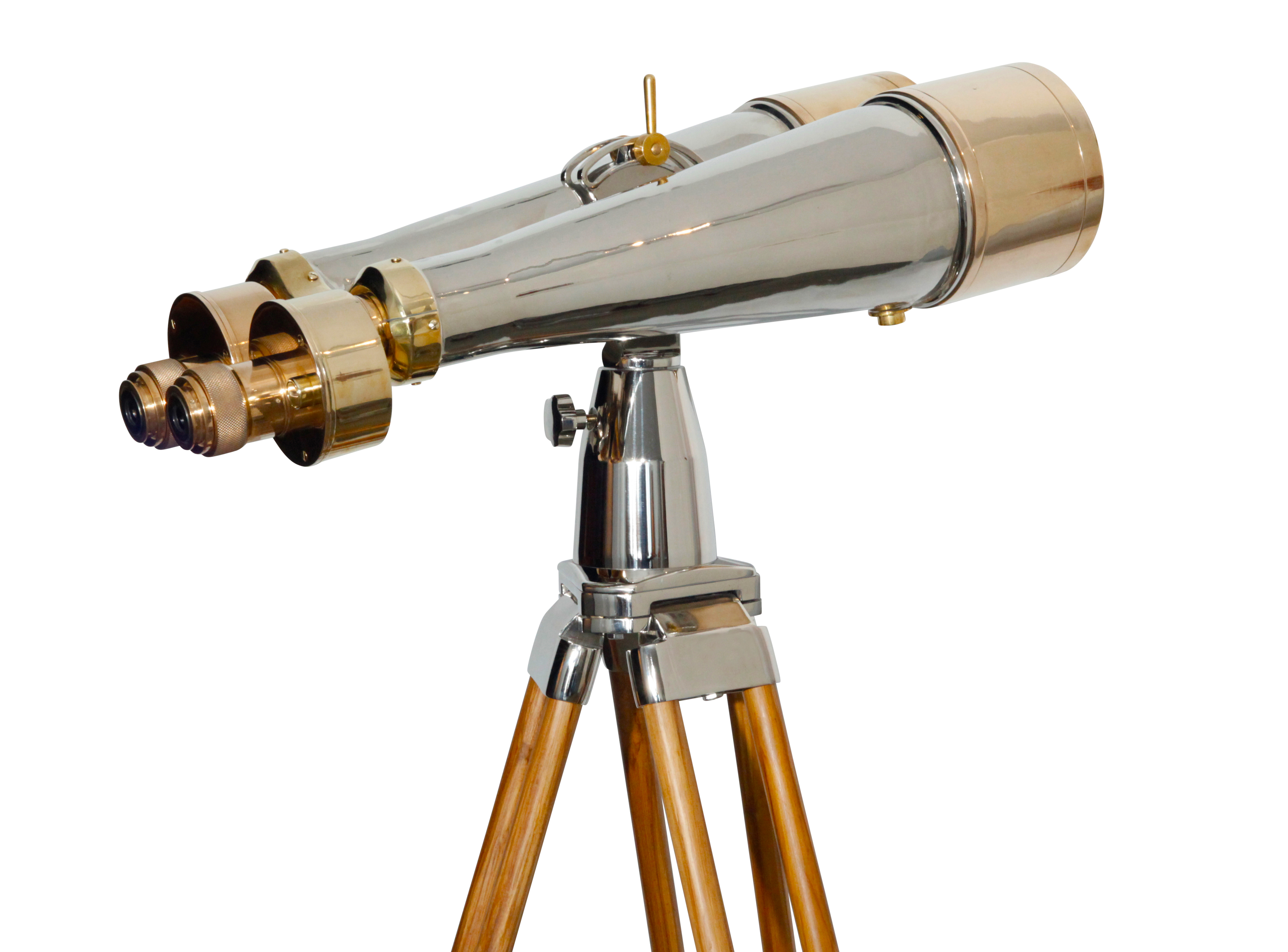 Big Eye Binoculars Polished Binoculars WWII Binoculars