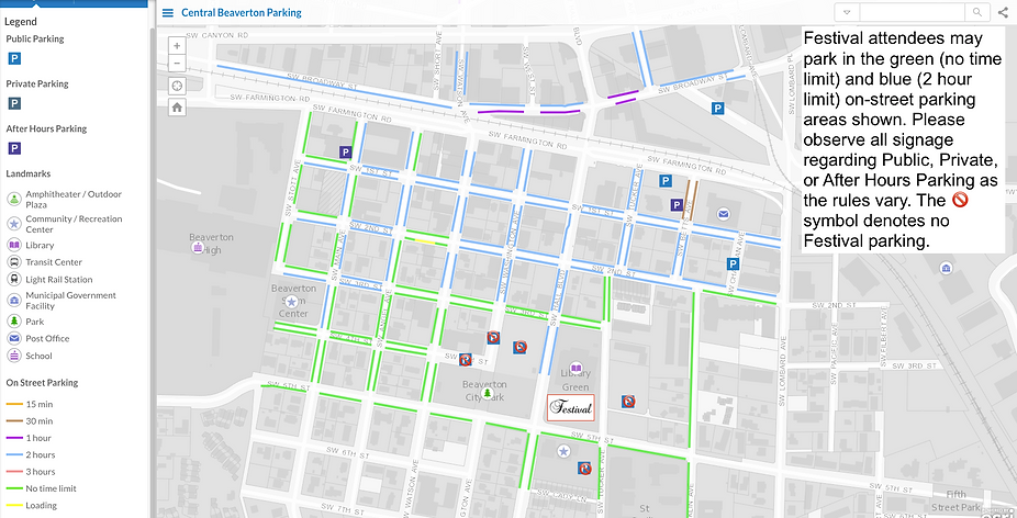 map of on street parking near BCLibrary.png