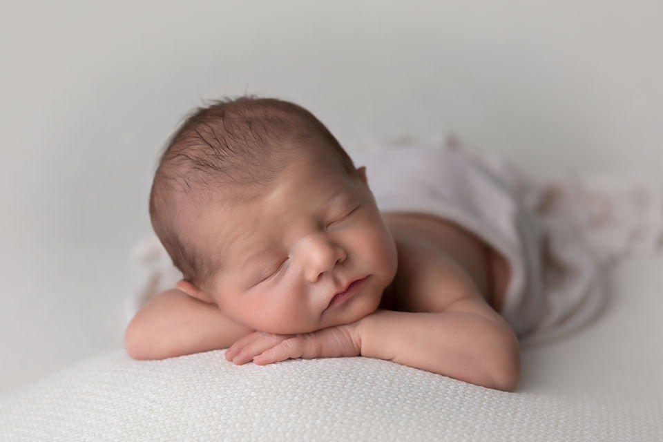 Newborn baby milestone natural and neutral photography in North Kellyville, The Hills District