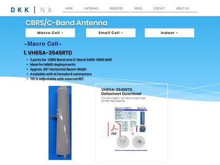 Lineup of our CBRS/C-Band Antennas has UPDATED!