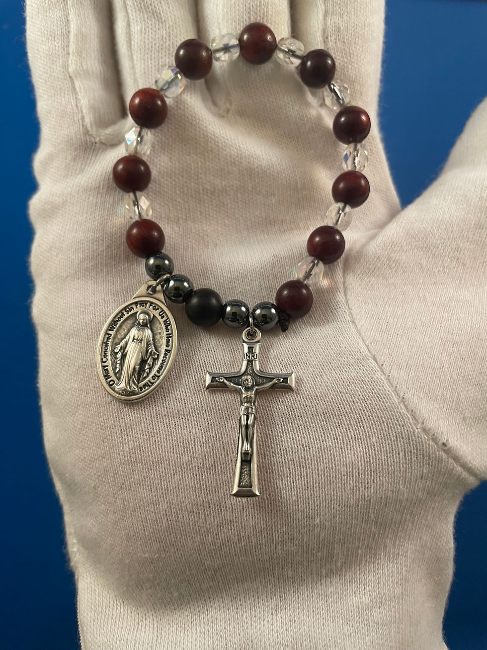 Bloodwood Rosary Bracelet