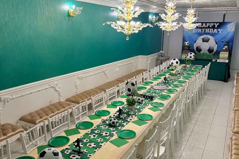 Kidcadia Enchanted Chamber Soccer Party