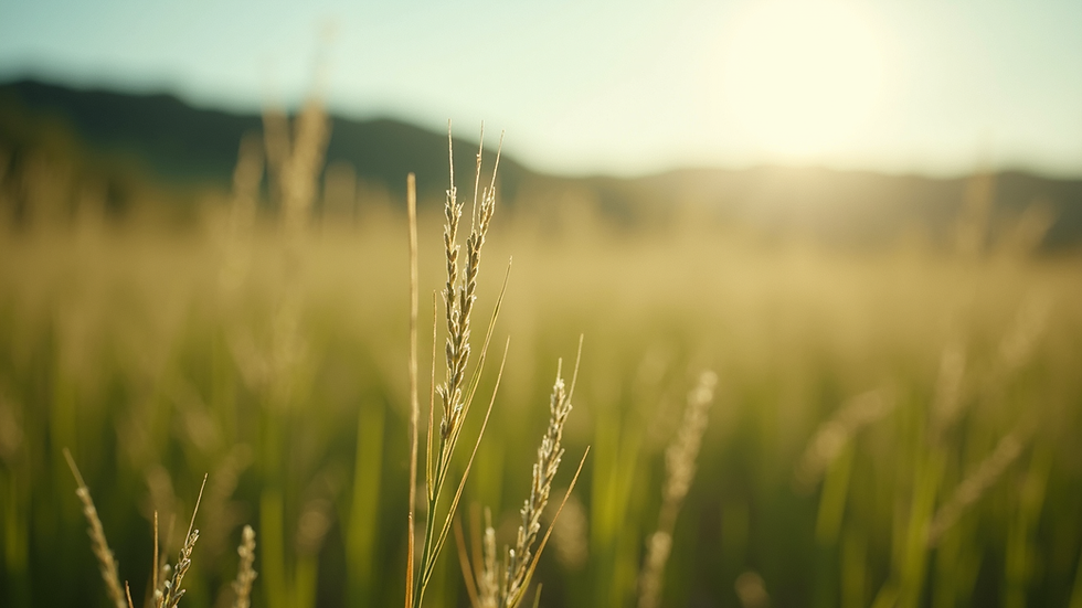 Close-up of a serene natural landscape