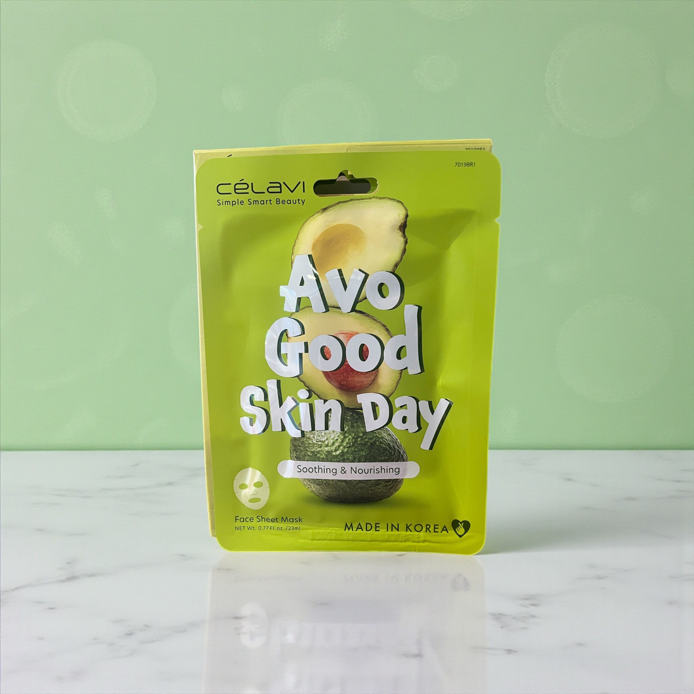 Celavi Avo Good Skin Day Soothing Nourishing Sheet Mask