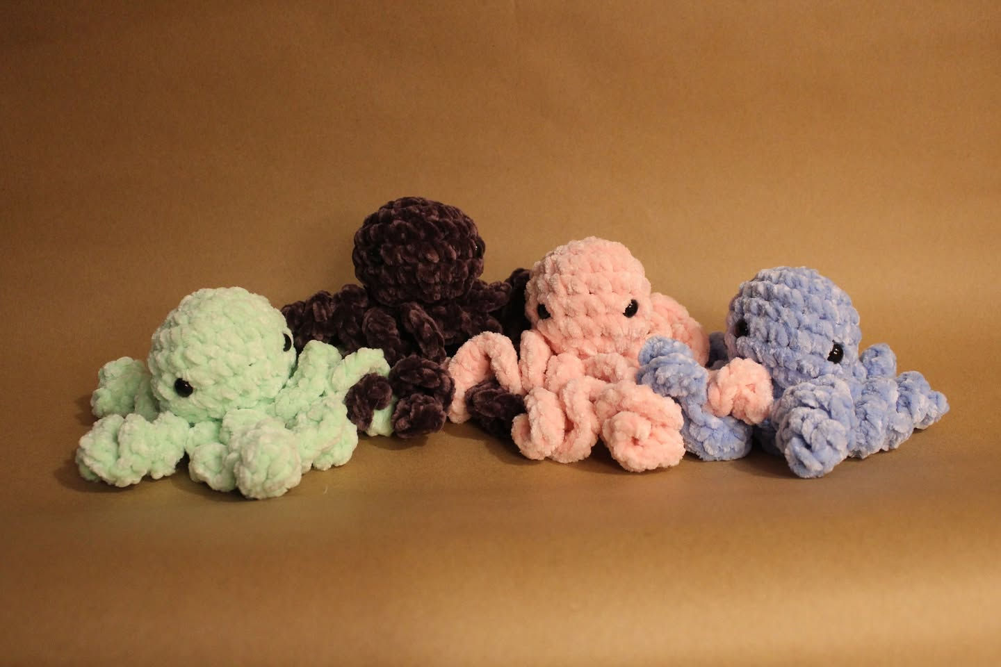 Crochet Plush Baby Octopus (Amigurumi)