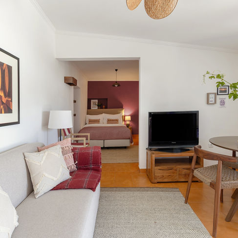 quarto com home staging em Borba
