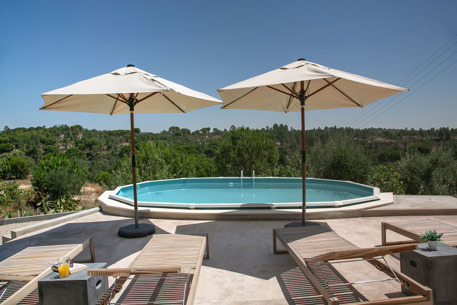Poolside property prepared by HOOST in Monte Luciano