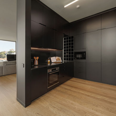 Cozinha com home staging, Luxury home staging para alojamento turístico