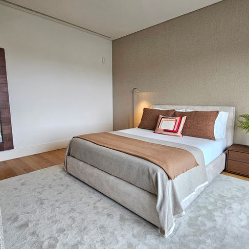 Suite com home staging, Luxury home staging para alojamento turístico