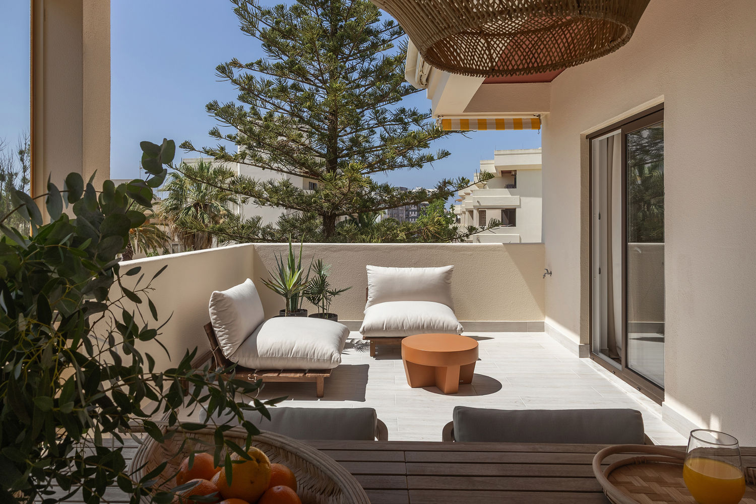 Outdoor living space from the HOOST Iberlagos project