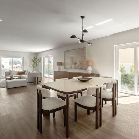 sala com home staging no Estoril
