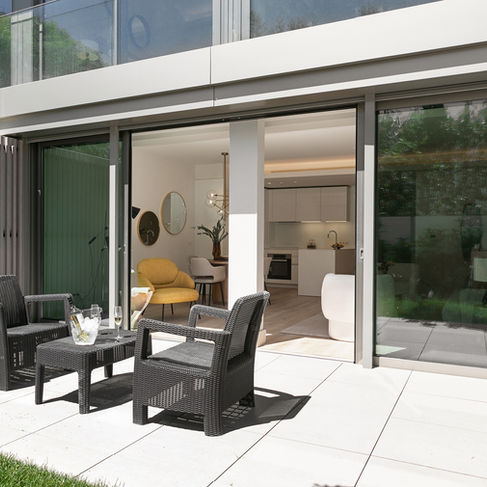 Terraço com home staging em High Lapa