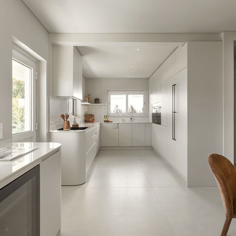 cozinha com home staging no Estoril