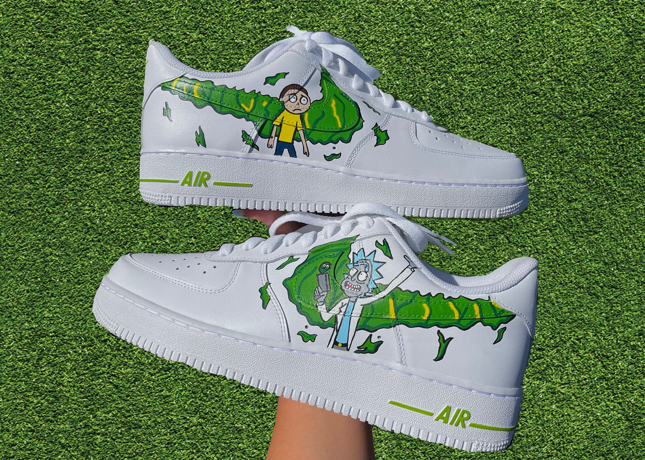 Rick and Morty Air Force Air Force 1s